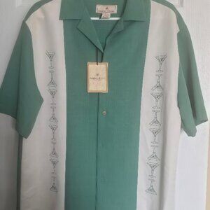 Paradise Wear Men's Resort Wear Martini Shirt - NWT